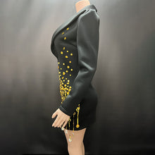 Lolita Pearl Diamond Blazer Dress - 7 Colors