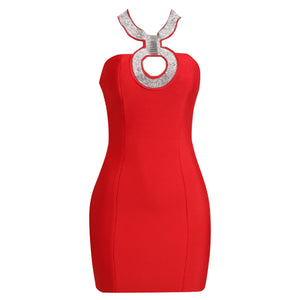 Odette Bandage Mini Dress - 3 Colos