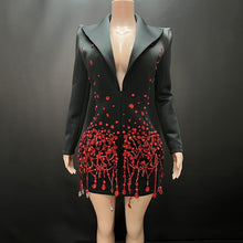 Lolita Pearl Diamond Blazer Dress - 7 Colors