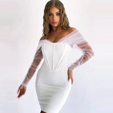 Zofia Bandage Mesh Corset Mini Dress - 3 Colors