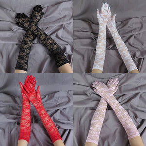 Valery Lace Coquette Gloves - 3 colors