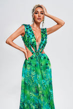 Jenny Jungle Maxi Dress - Green