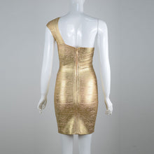 Elena Metallic Bandage Dress - 2 Colors