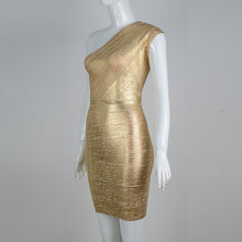 Elena Metallic Bandage Dress - 2 Colors