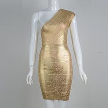 Elena Metallic Bandage Dress - 2 Colors