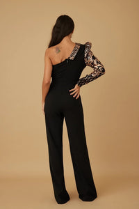 Nataly Sequin Overlap Jumpsuit - 3 Colors