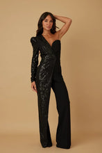 Nataly Sequin Overlap Jumpsuit - 3 Colors