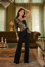 Natalya Sequin One Shoulder Jumpsuit - 3 Colors