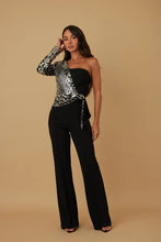 Natalya Sequin One Shoulder Jumpsuit - 3 Colors