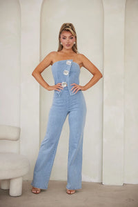 Alexandra Denim Jumpsuit - 3 Colors