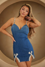 Galilea Rhinestone Denim Dress - 3 Colors