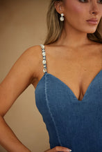 Galilea Rhinestone Denim Dress - 3 Colors