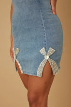 Galilea Rhinestone Denim Dress - 3 Colors