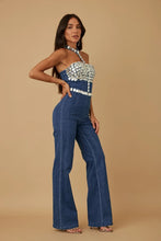 Aaliyah Denim Diamond Jumpsuit - 4 Colors