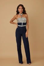 Aaliyah Denim Diamond Jumpsuit - 4 Colors