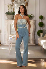 Aaliyah Denim Diamond Jumpsuit - 4 Colors