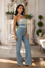 Aaliyah Denim Diamond Jumpsuit - 4 Colors