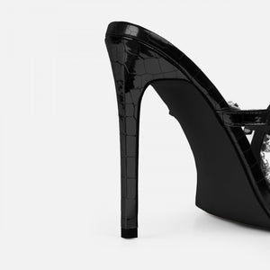 Pandora Diamond High Heels - Black