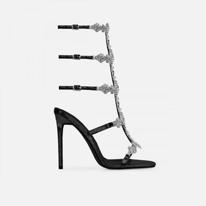 Pandora Diamond High Heels - Black