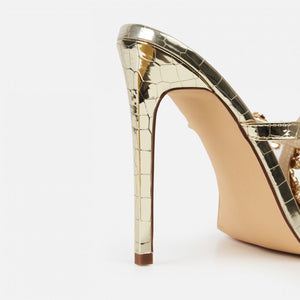 Pandora Diamond High Heels - Gold