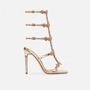 Pandora Diamond High Heels - Gold