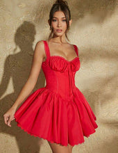 Giselle Summer Mini Dress - Red