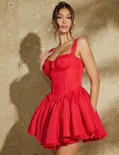 Giselle Summer Mini Dress - Red