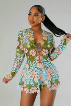 Rosalia Lace Floral 2 Piece Set Short & Blazer - Multi (Restock) *PLUS SIZE* Available