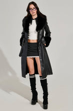 KAYA FUR TRIM TRENCH