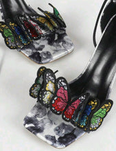 Lily Butterfly Chunky Heels - 5 Colors