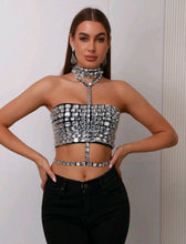 Kennie Rhinestone Bandage Crop Top - 3 Colors