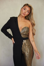 Stacy One Shoulder Sequin Jumpsuit - 3 Colors