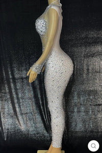 Kelly Rhinestone Diamante Jumpsuit - 3 Colors