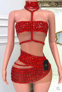 Shakira Diamante Mini Dress - 4 Colors