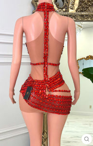 Shakira Diamante Mini Dress - 4 Colors
