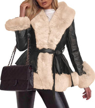 Aspen Peplum Faux Fur Leather Jacket - 4 Colors