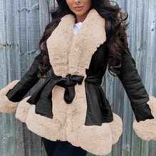 Aspen Peplum Faux Fur Leather Jacket - 4 Colors