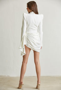 Valentina Blazer Dress - White