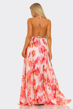 Jacky Crochet Rainbow Maxi Dress - Coral Multi