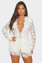 Rosalia Lace Short & Blazer Set - White