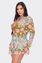 Rosalia Lace Floral 2 Piece Set Short & Blazer - Multi (Restock) *PLUS SIZE* Available