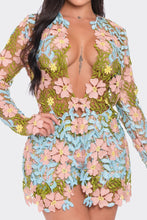 Rosalia Lace 2 Piece Set Short & Blazer - Multi