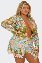 Rosalia Lace Floral 2 Piece Set Short & Blazer - Multi (Restock) *PLUS SIZE* Available