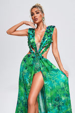 Jenny Jungle Maxi Dress - Green