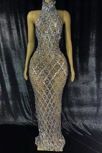 Anika Diamante Rhinestone Dress - 4 Colors