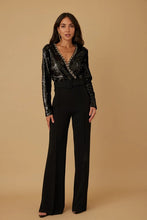 Hazel Sequin Top with Chain Jumpsuit - 4 Colors