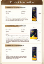 MEIDU GINSENG COLLAGEN SHAMPOO, HAIR MASK & HAIR OIL