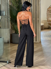 Sophia Blazer & Jumpsuit Set - Black & White