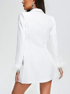 Madeline Feather Blazer Dress - 4 Colors