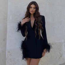 Madeline Feather Blazer Dress - 4 Colors